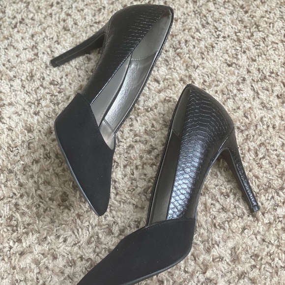 WORTHINGTON SUEDE WOMEN’S BLACK PUMPS SIZE 9 - Picture 10 of 14